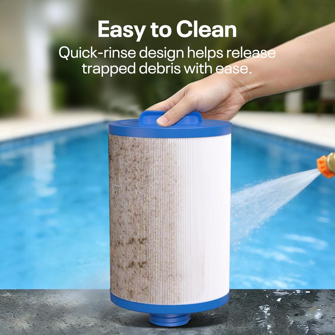 POOLPURE Spa Filter replacement for Pleatco PWW50P3(1 1/2" Coarse Thread), Unicel 6CH-940, 817-0050,