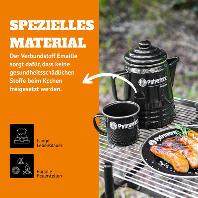 Petromax Tee- und Kaffee Perkolator Schwarz 1.3 Liter