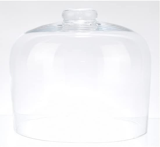 EMH Handgefertigte Glasabdeckung Cloche Dome Hoch 27cm x 30cm