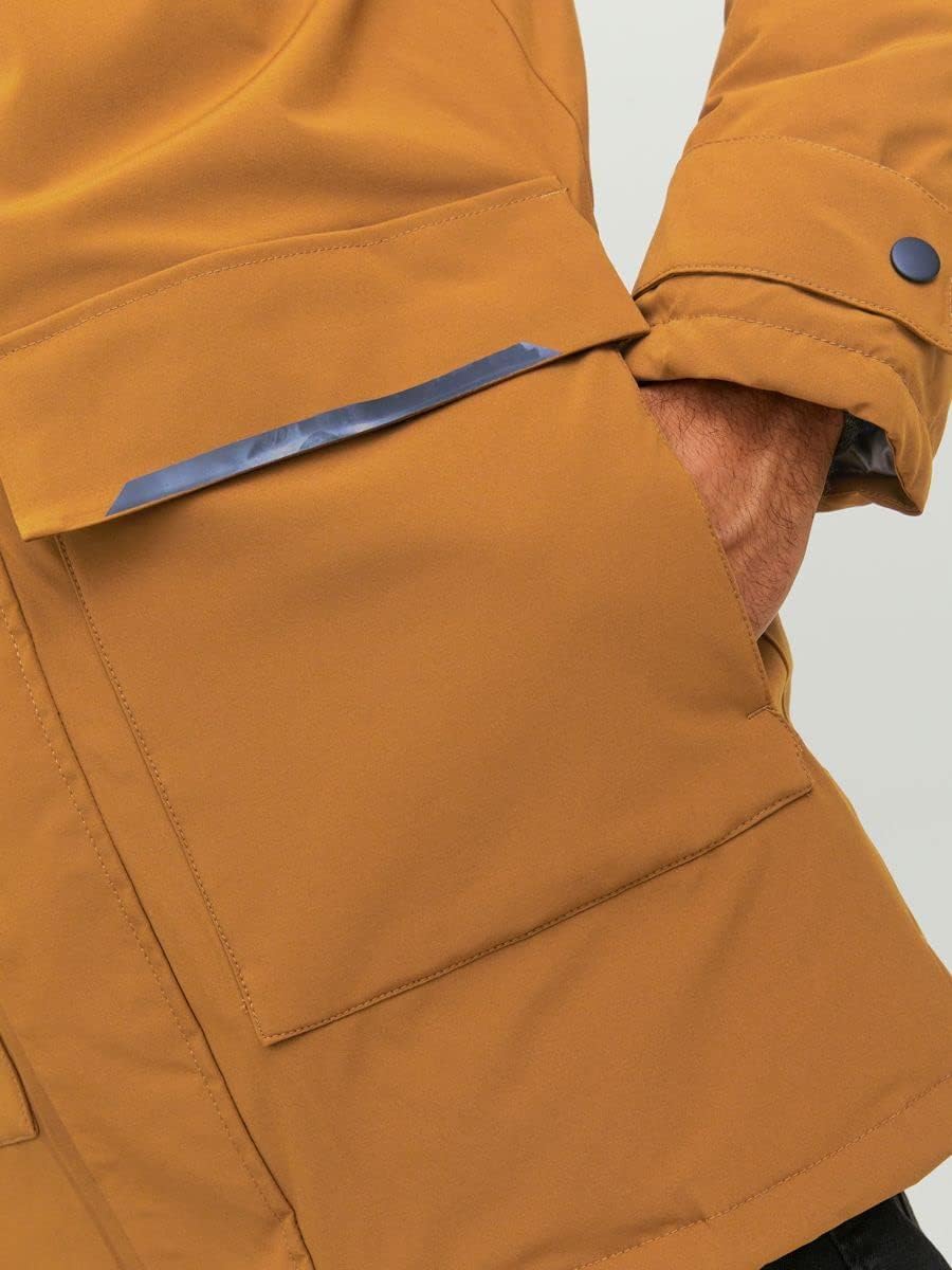 JACK & JONES Herren Jjetiko Parka Sn Jacke S Rubber, S Rubber