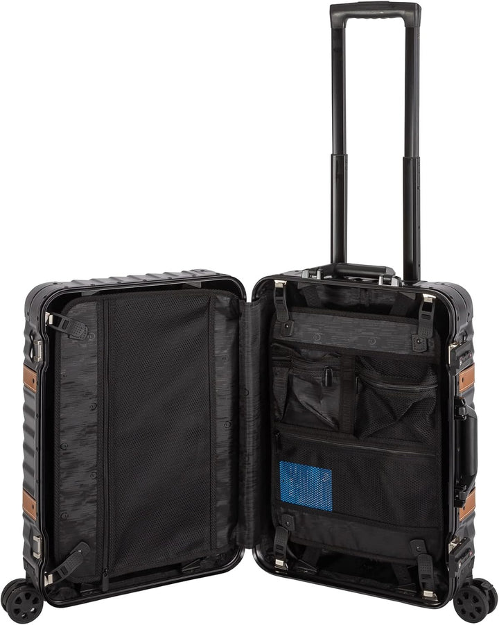 Travelhouse Paris Bordtrolley Bordkoffer Reisekoffer Koffer Trolley S 2X integriertes TSA Schloss 36