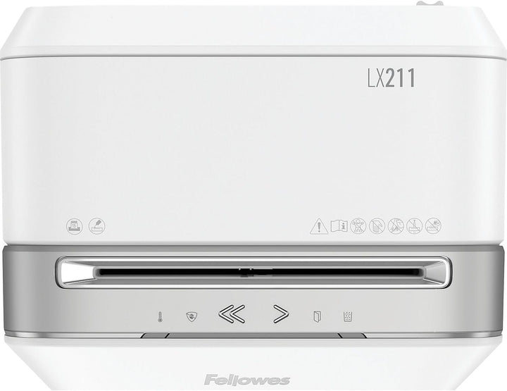 Fellowes Schredder Aktenvernichter LX211, 15 Blatt Micro-Cut P-5, Datenschutzkomformer Papierschredd