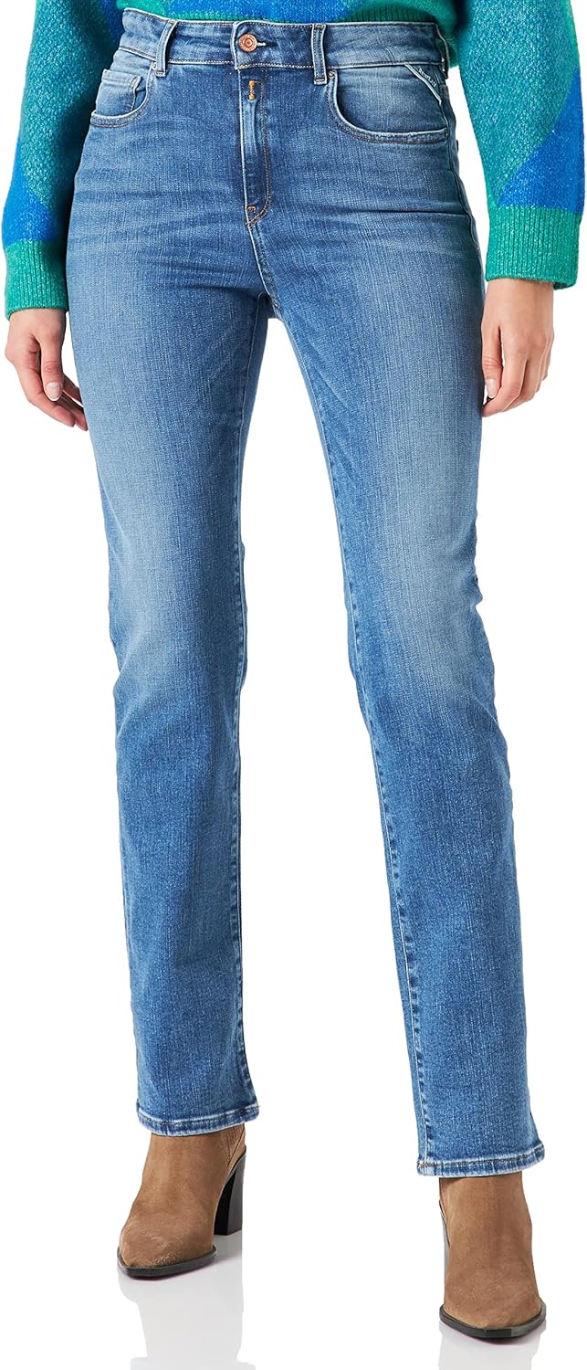 Replay Damen Florie Jeans 25W / 32L Blue (Blue Denim 91), 25W / 32L Blue (Blue Denim 91)