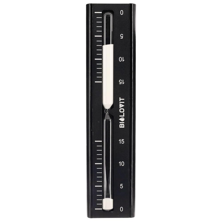 Schwarze Aluminium Sauna Sanduhr – 15 Minuten Timer