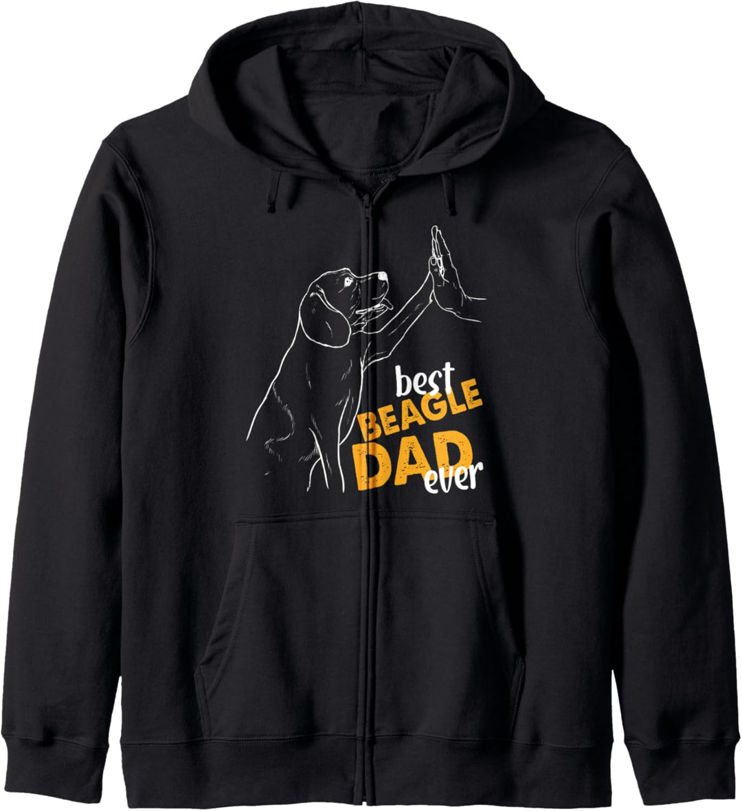Best Beagle Dad Ever Beagle Pulli Papa Beagle Kapuzenjacke