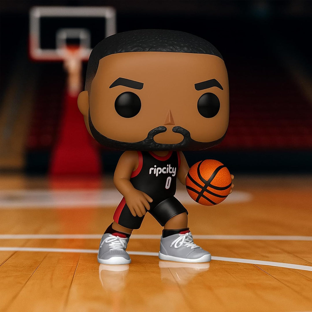 Funko POP! NBA: Blazers - Damian Lillard - (White Jersey) - Vinyl-Sammelfigur - Geschenkidee - Offiz
