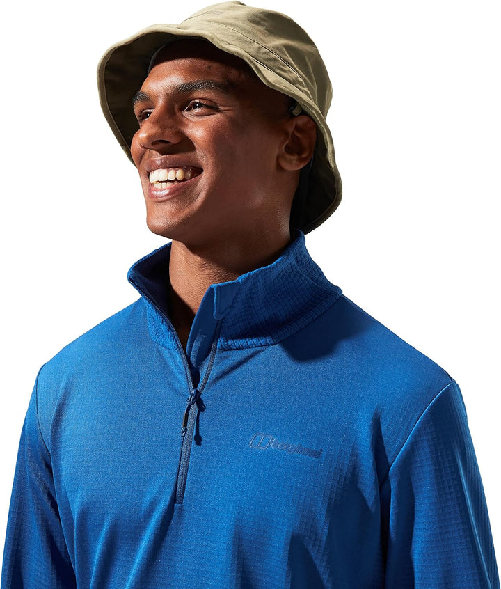 Berghaus Herren Keppla Superwarmer Pullover mit halbem Reissverschluss S Blau, S Blau