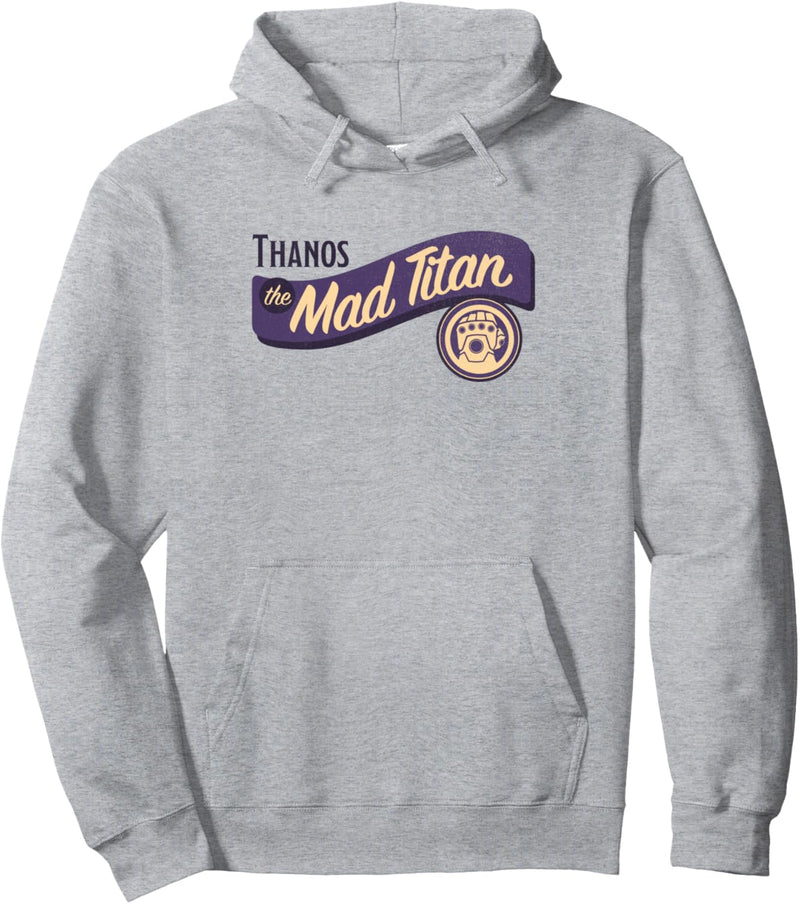 Marvel Avengers Thanos The Mad Titan Typographic Pullover Hoodie