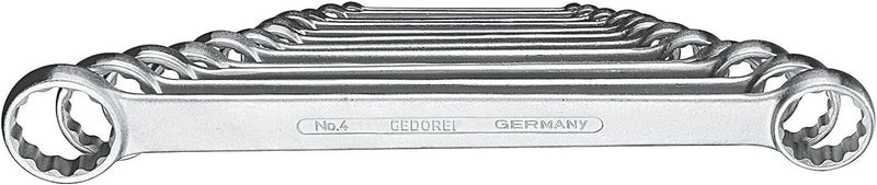 GEDORE Doppelringschlüssel Satz 12-teilig - Hochwertige Schraubenschlüssel - Robust & Langlebig - Id