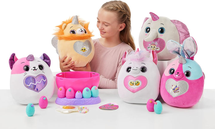 Rainbocorns Eggzania Surprise Mania Peanuts the Elephant - Collectible Plush - Over 20 Surprises Ins