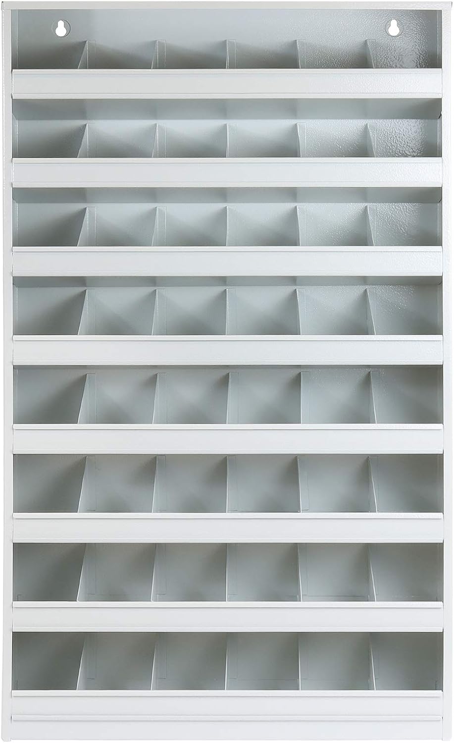 1a-TopStore XXL Profi Schüttenregal mit 48 Fächern aus stabilem Stahlblech, 85x50x12,5 cm, Wandregal