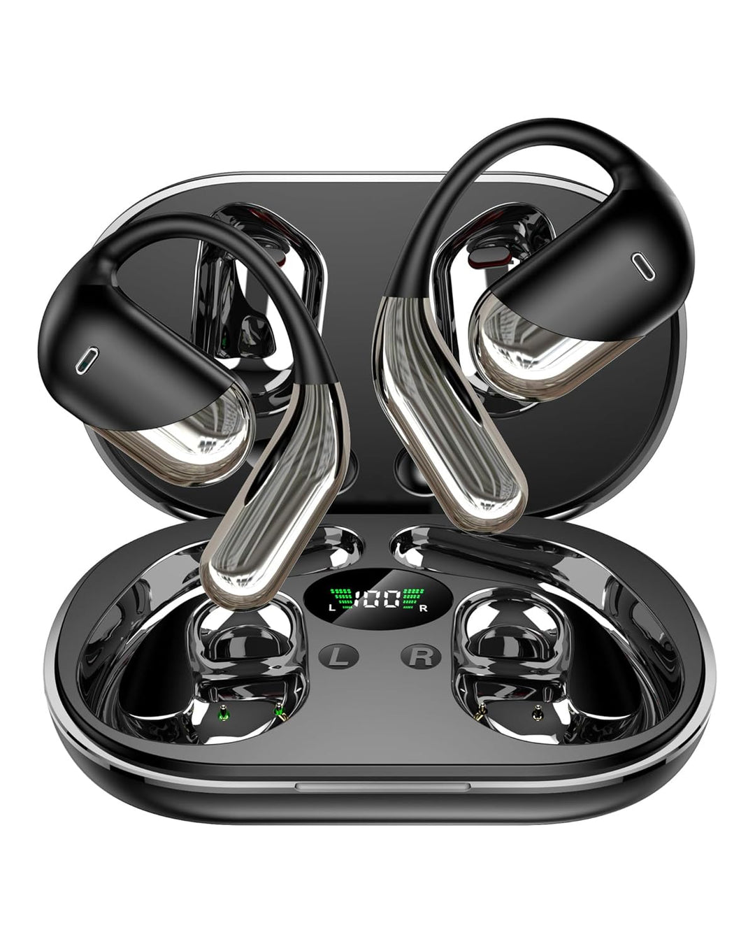 SANOTO Ki Übersetzer Kopfhörer Echtzeit 144 Sprachen Translator Earbuds, Übersetzungskopfhörer, Open