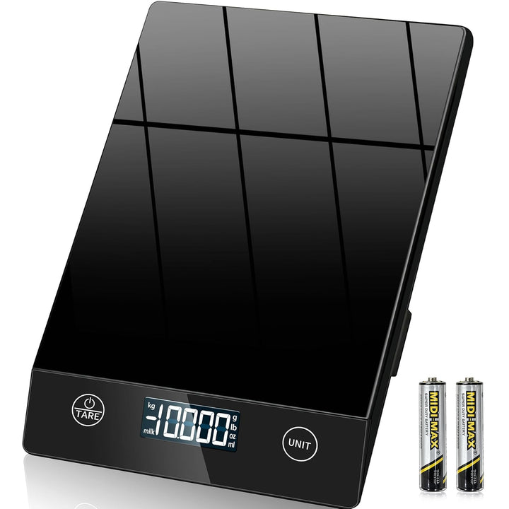 Küchenwaage Digital,Küchenwaage Geneigtes Display,Waage Küchenwaage 10KG,Hochpräzise 1g Digitale Küc