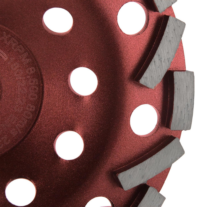 PRODIAMANT Diamant Schleiftopf Extra Speed Beton 180 mm x 22,2 mm Schleifteller für Beton Fliesenkle