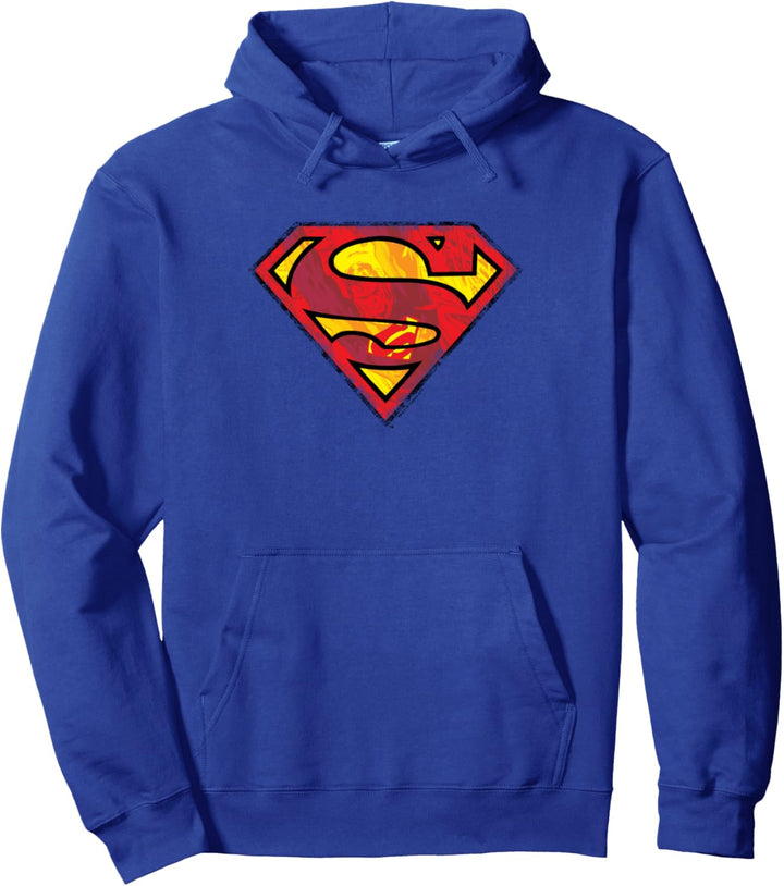 Superman Action Shield Pullover Hoodie