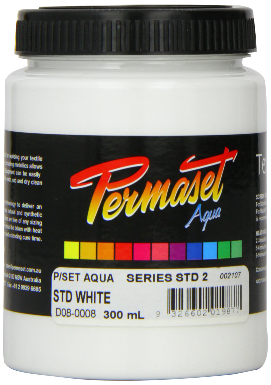 Permaset - Aqua Tinte - für Leinwanddruck - weiss - 300ml, Weiß
