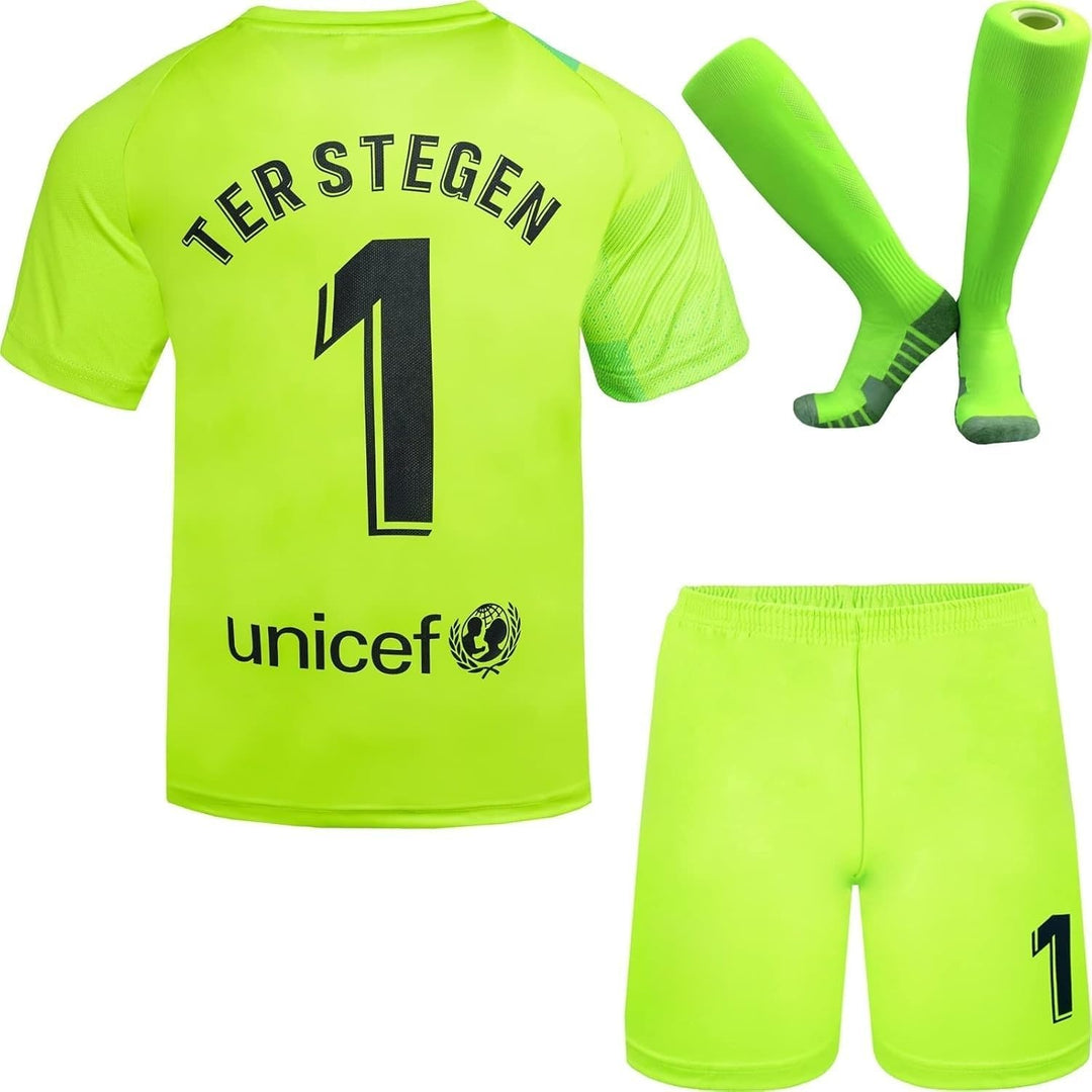 TER Stegen Kinder Torwart Trikot Fussball 