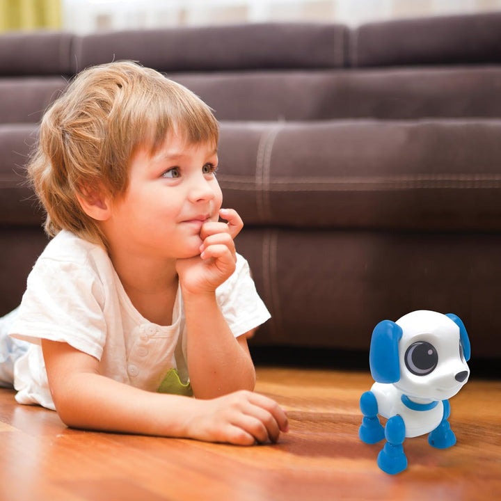 Lexibook Power Puppy - Mini - Mein kleiner Roboterhund - mit Geräuschen, Musik, Lichteffekten, Sprac