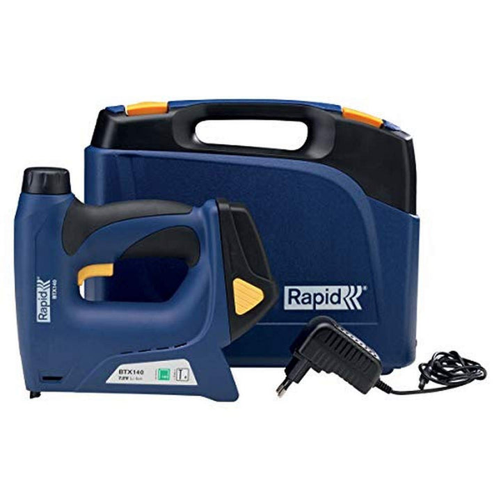 Rapid Akku Tacker BTX140, Hohe Leistung mit 7,2V Li-Ion Akku, für Klammern Typ 140, 6-14mm und Nägel