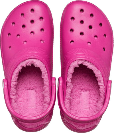 Crocs Unisex Classic Lined Clogs 36/37 EU Fuchsia Fun, 36/37 EU Fuchsia Fun