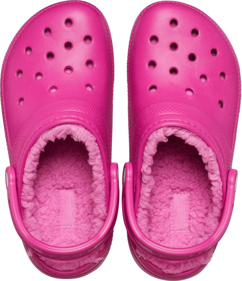 Crocs Unisex Classic Lined Clogs 36/37 EU Fuchsia Fun, 36/37 EU Fuchsia Fun