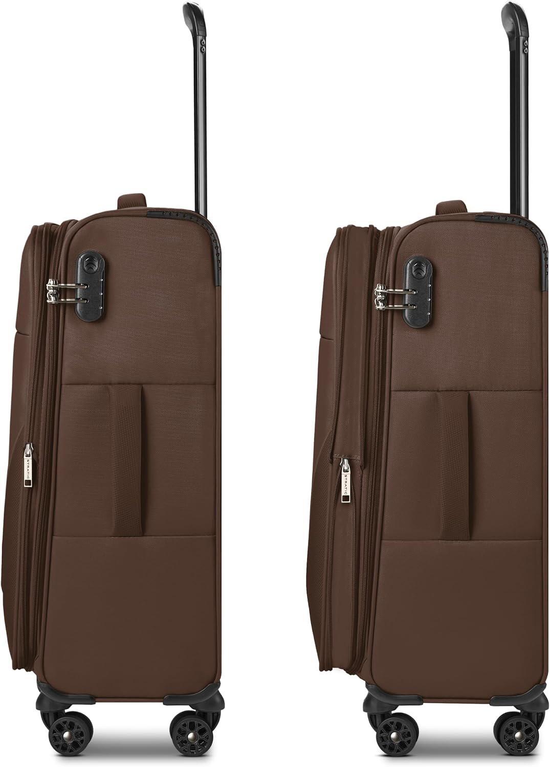 Stratic Check-in Koffer für Damen und Herren | mittelgrosser Trolley 42 x 26 x 65 cm aus hochwertige