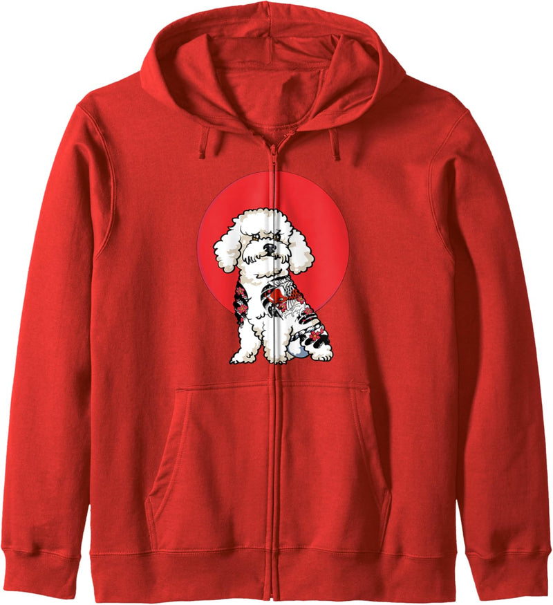 Yakuza Bichon Frise Kapuzenjacke