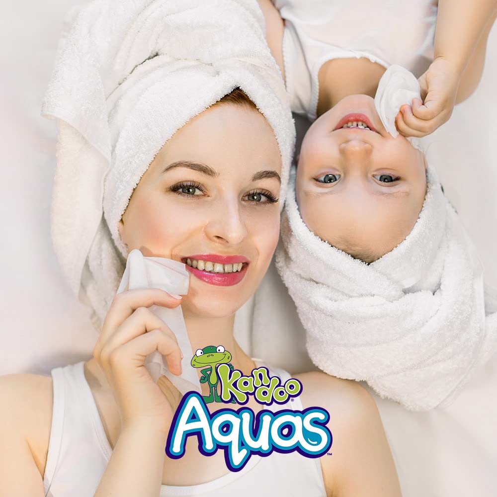 Kandoo Mehrzweck-Toilettentücher, 99% Wasser, Aquas, 60 Stück (Packung mit 5) Kein Parfüm 60 stück (