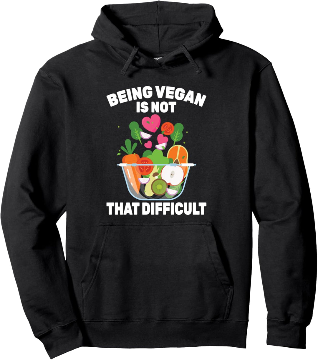 World Vegan Month - Veganer zu sein ist nicht so schwierig Pullover Hoodie
