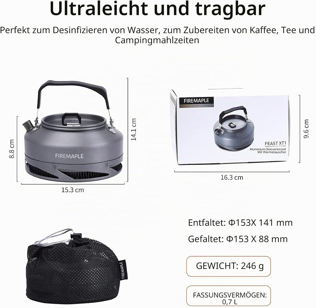 Fire-Maple FMC-XT1 Schwarz Xt1(0.7l) - Schwarz, Xt1(0.7l) - Schwarz