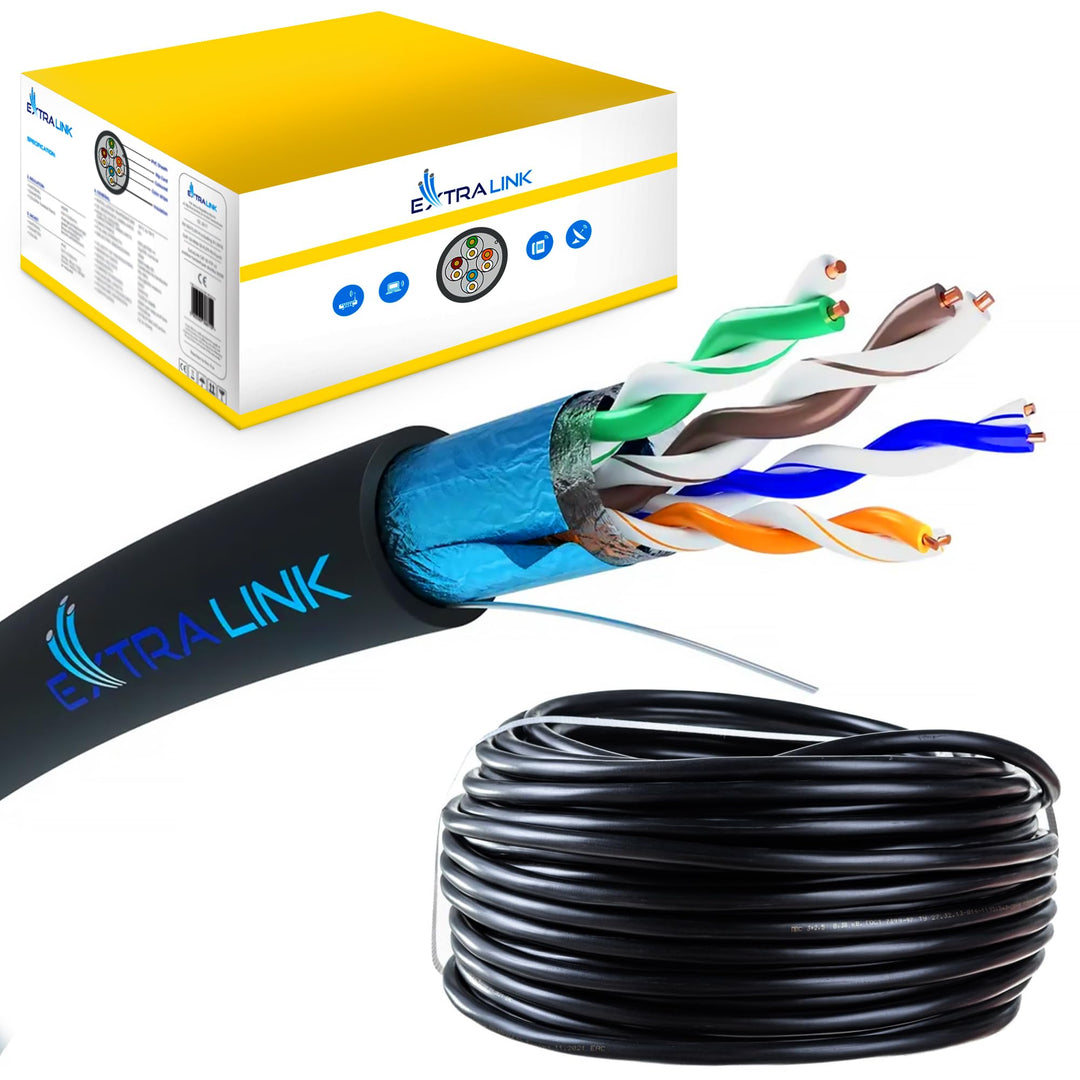 CAT 5E FTP FUTP V2-Kabel 100% Kupfer ein Twisted Pair Netzwerkkabel für den Aussenbereich ideal für