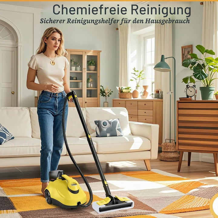 SOARS Dampfreiniger mit 21 Zubehör, Dampfdruck: 5 bar, Max. 160 ℃, Aufheizzeit: 8 min., Leistung: 20