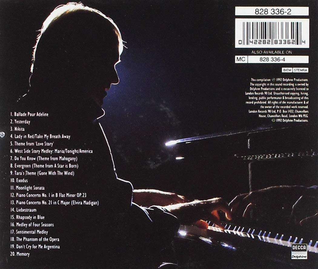 Best of Richard Clayderman, Audio-CD
