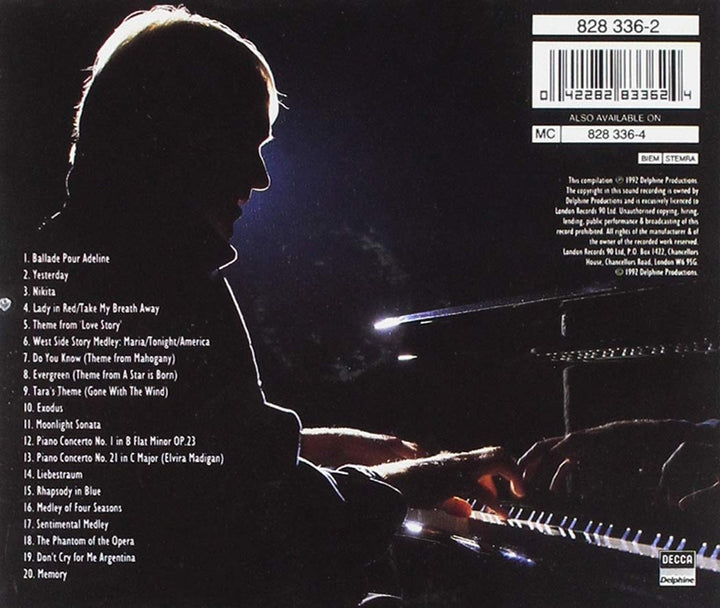 Best of Richard Clayderman, Audio-CD