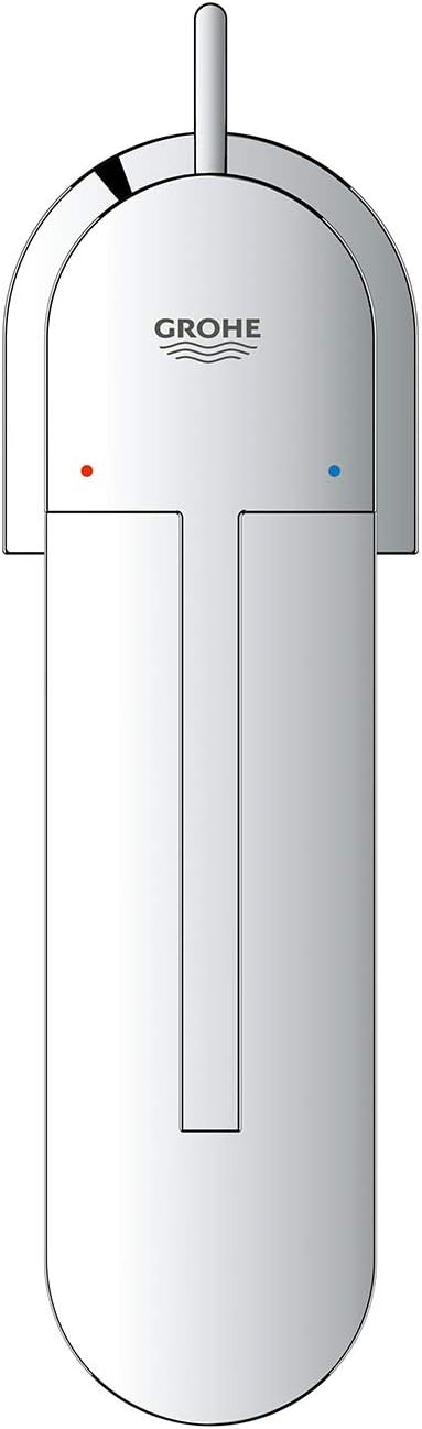 GROHE Plus | Badarmaturen - Einhand-Waschtischbatterie, S-Size | chrom | Zugstangen-Ablaufgarnitur |