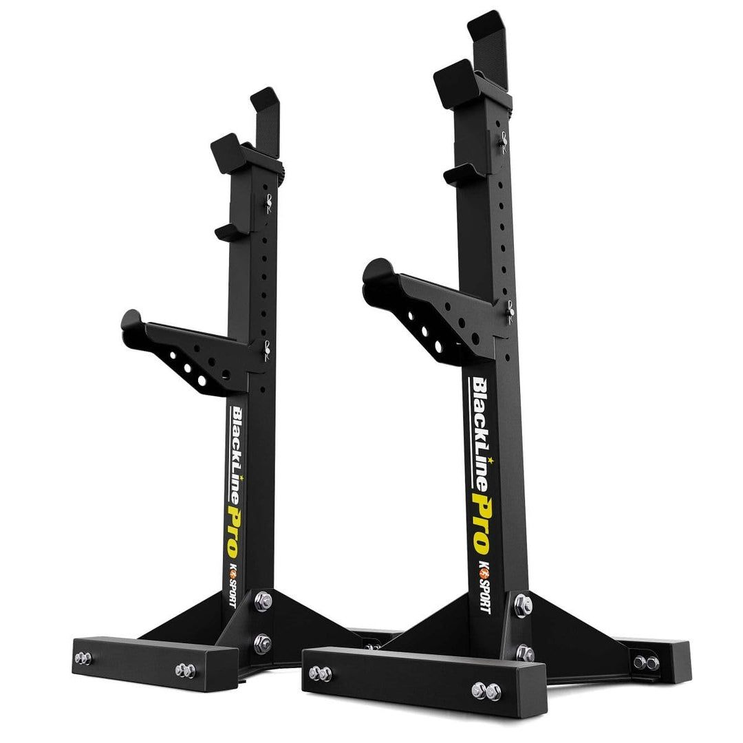 K-Sport: Massiver Squat Rack I verstärkte Langhantelablage bis 350 kg belastbar I Profi Hantelablage