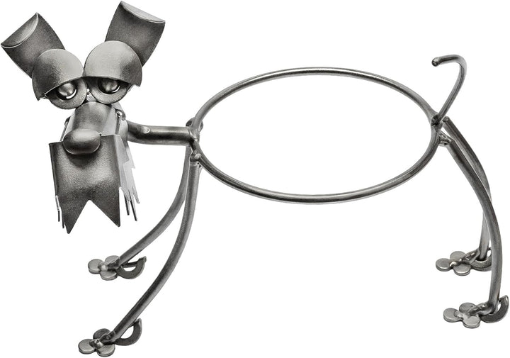 STEEMO Metall-Art Design Hund Blumentopfhalter