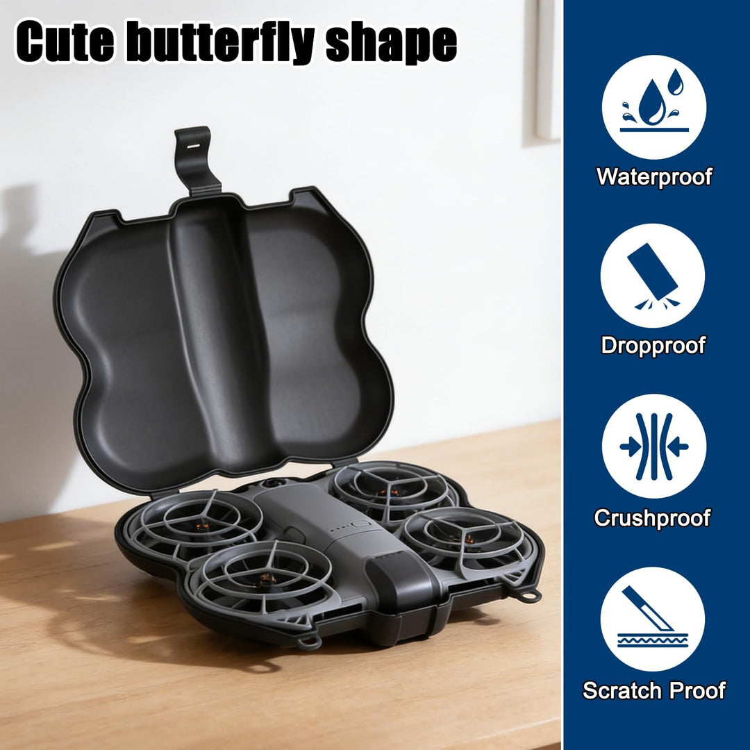 Neo 2 Tasche, Tragetasche Case Tasche für DJI NEO 2, Kunststoff Drohne Aufbewahrungstasche mit Haken