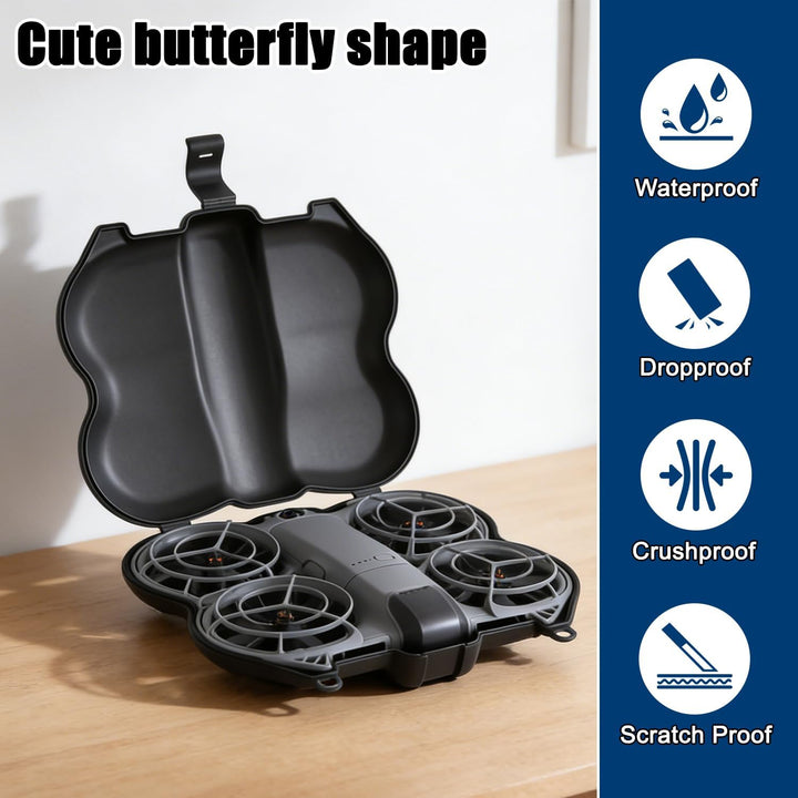 Neo 2 Tasche, Tragetasche Case Tasche für DJI NEO 2, Kunststoff Drohne Aufbewahrungstasche mit Haken