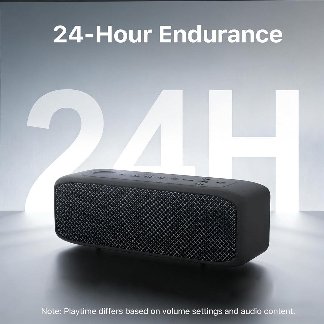 JUOVI Bluetooth Lautsprecher, Lautsprecher Bluetooth 20W Stereo Sound, drahtloser Lautsprecher mit B