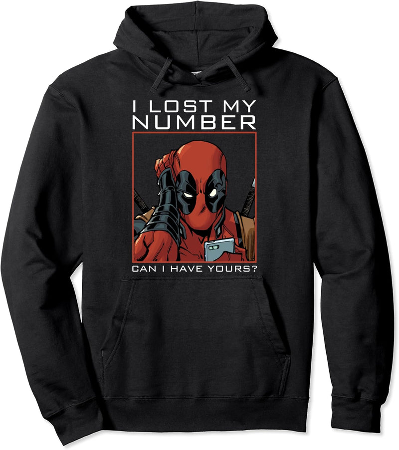 Marvel Deadpool I Lost My Number Can I Have Yours Pullover Hoodie