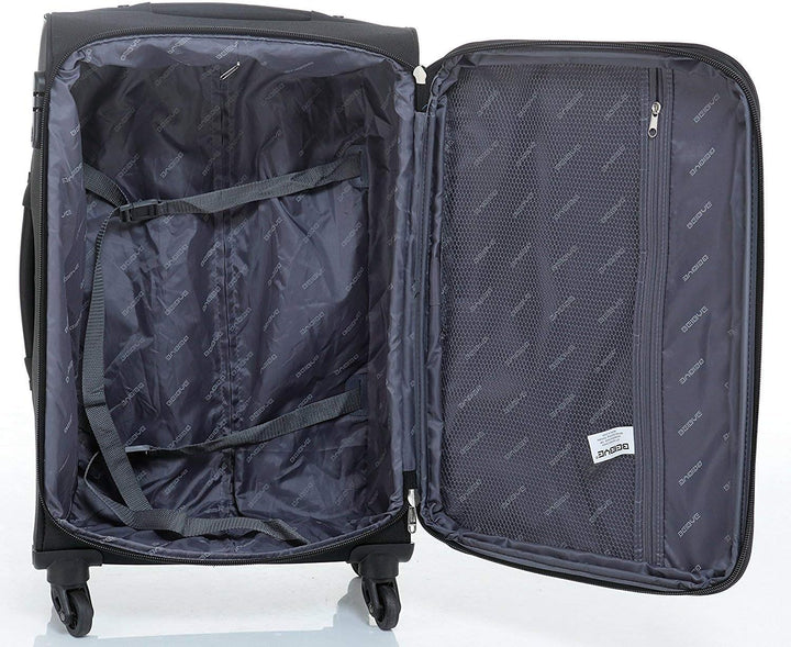 TOP-Trolley-Koffer-Set - 2-teilig - 64+54cm, Dehnfalte, 4 Rollen (Blau)