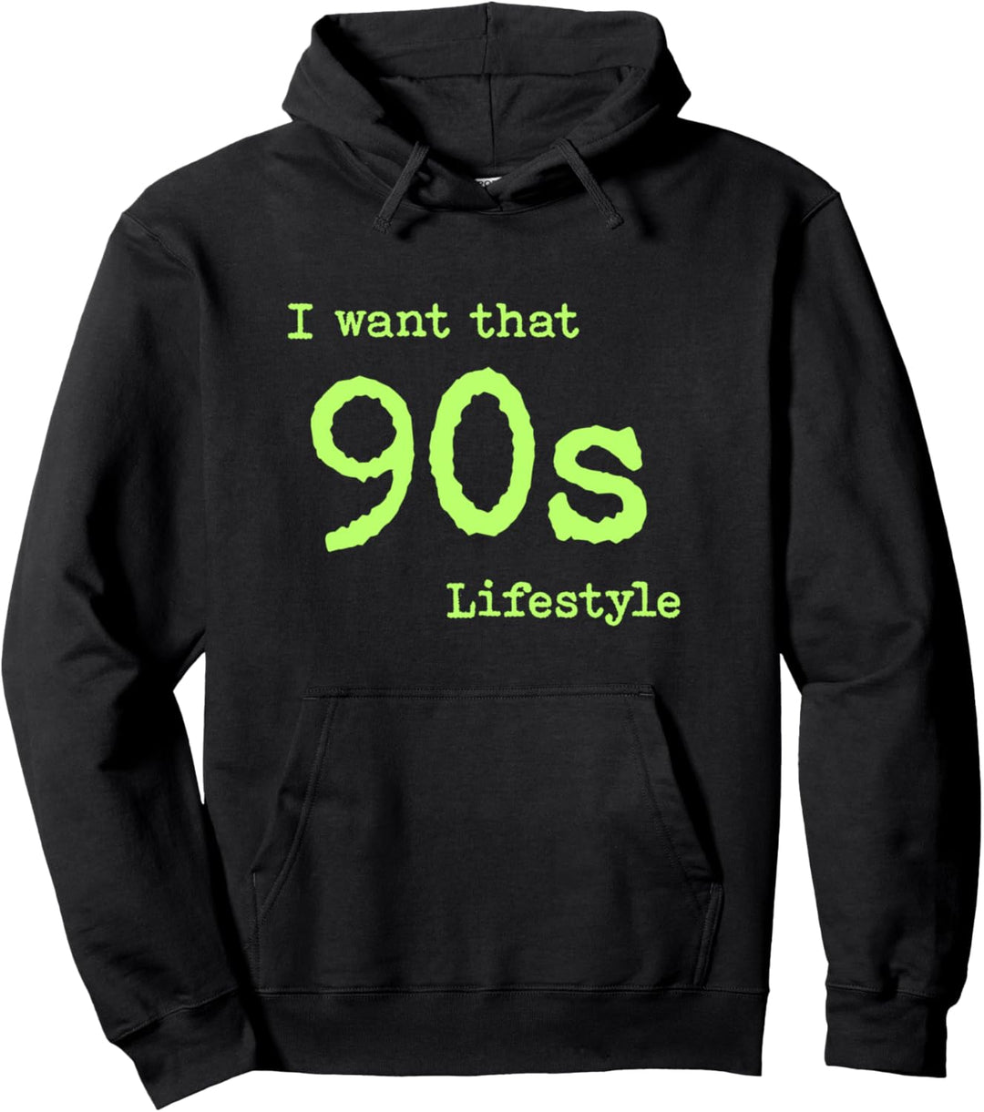 90er Lifestyle Das Gefühl Der Neunziger Vokuhila Tanzen Pullover Hoodie