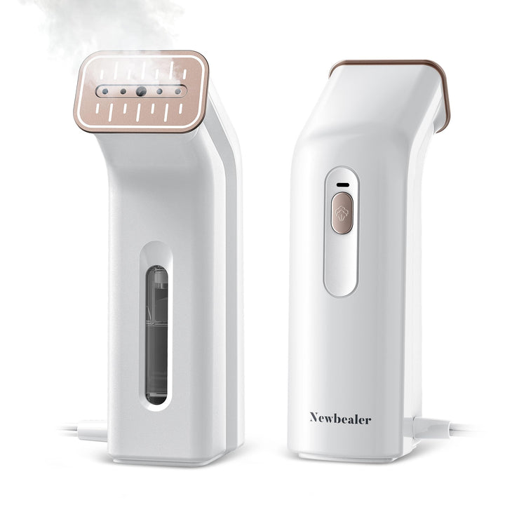 Newbealer Dampfglätter, Tragbarer Handbügeleisen für Kleidung, 170 ml Wassertank Dampfbürste, 15g/mi
