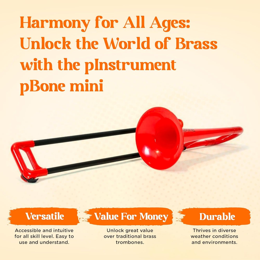 pBone 700638 Trombone Mini rot, Rot