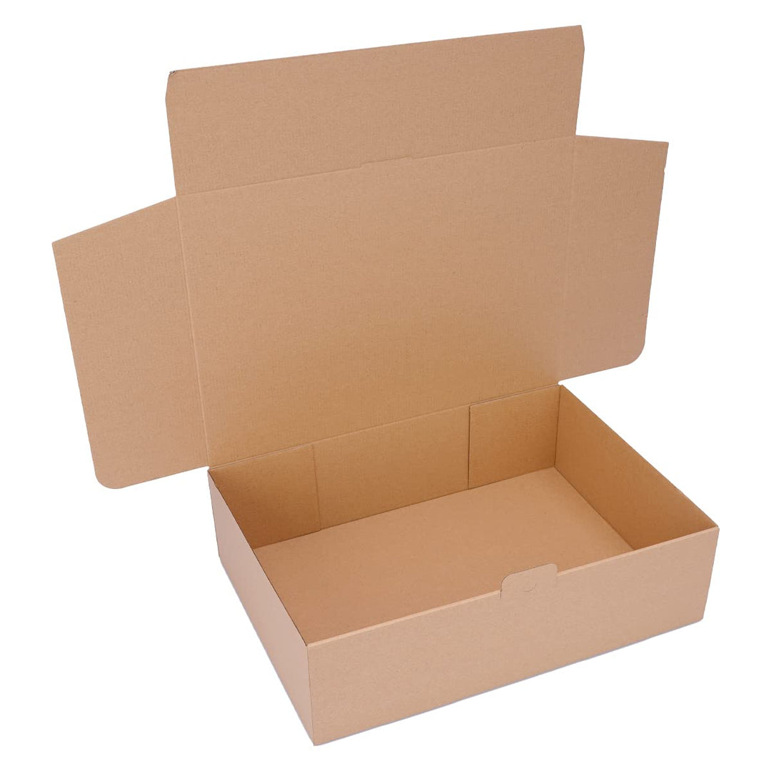 50 Faltschachteln Braun | 430 x 310 x 120mm DIN A3 - WP L | Versandkarton DHL Karton Hermes DPD GLS