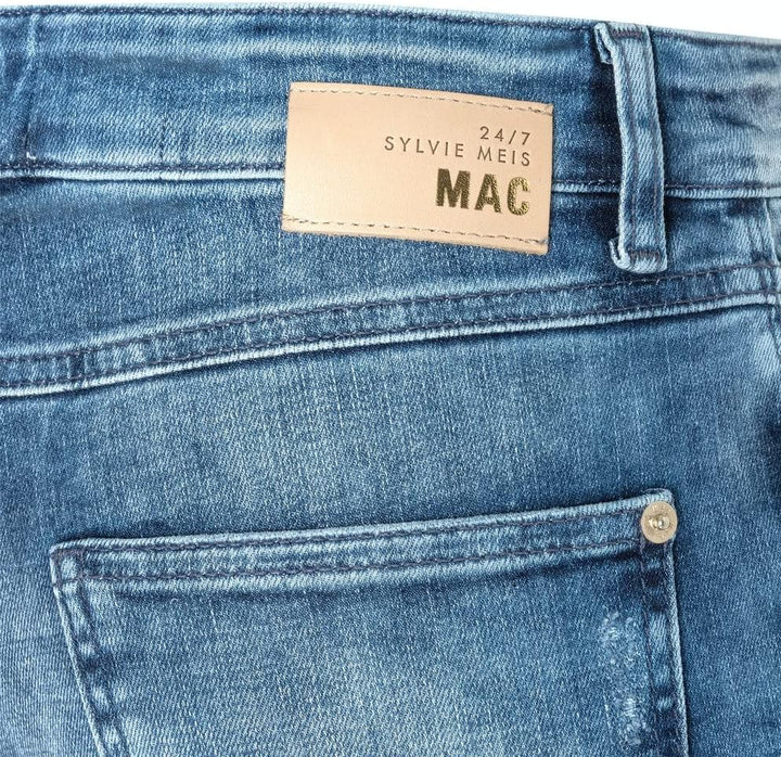 MAC Jeans Mac Damen Jeans Mel, Light Authentic Denim 0389262090 Blau 38-30