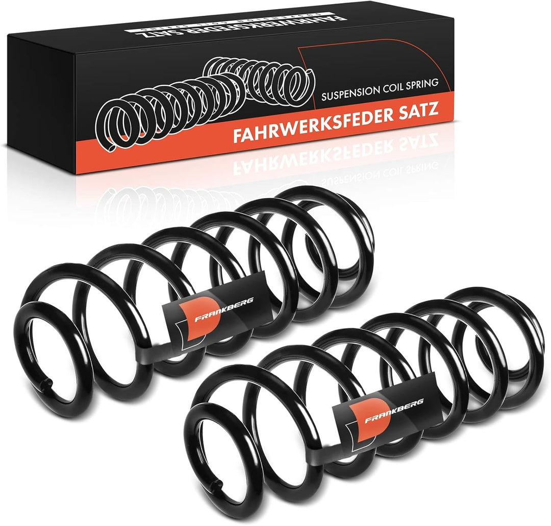 Frankberg 2x Federn Fahrwerksfeder Hinterachse Kompatibel mit A4 Allroad 8KH B8 2.0L-3.0L 2009-2016