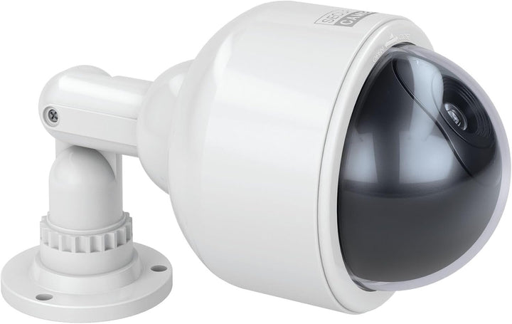 BASI | 3er Set Dome Kamera-Attrappe mit blinkendem LED-Licht | Dummy Kamera | Überwachungskamera für
