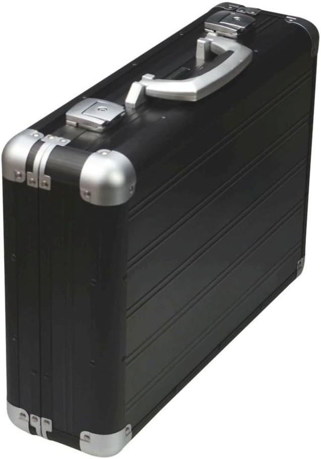 ALUMAXX 45164 Attaché Laptopkoffer Venture, Aktenkoffer aus Aluminium, Dokumentenkoffer Alu, Busines